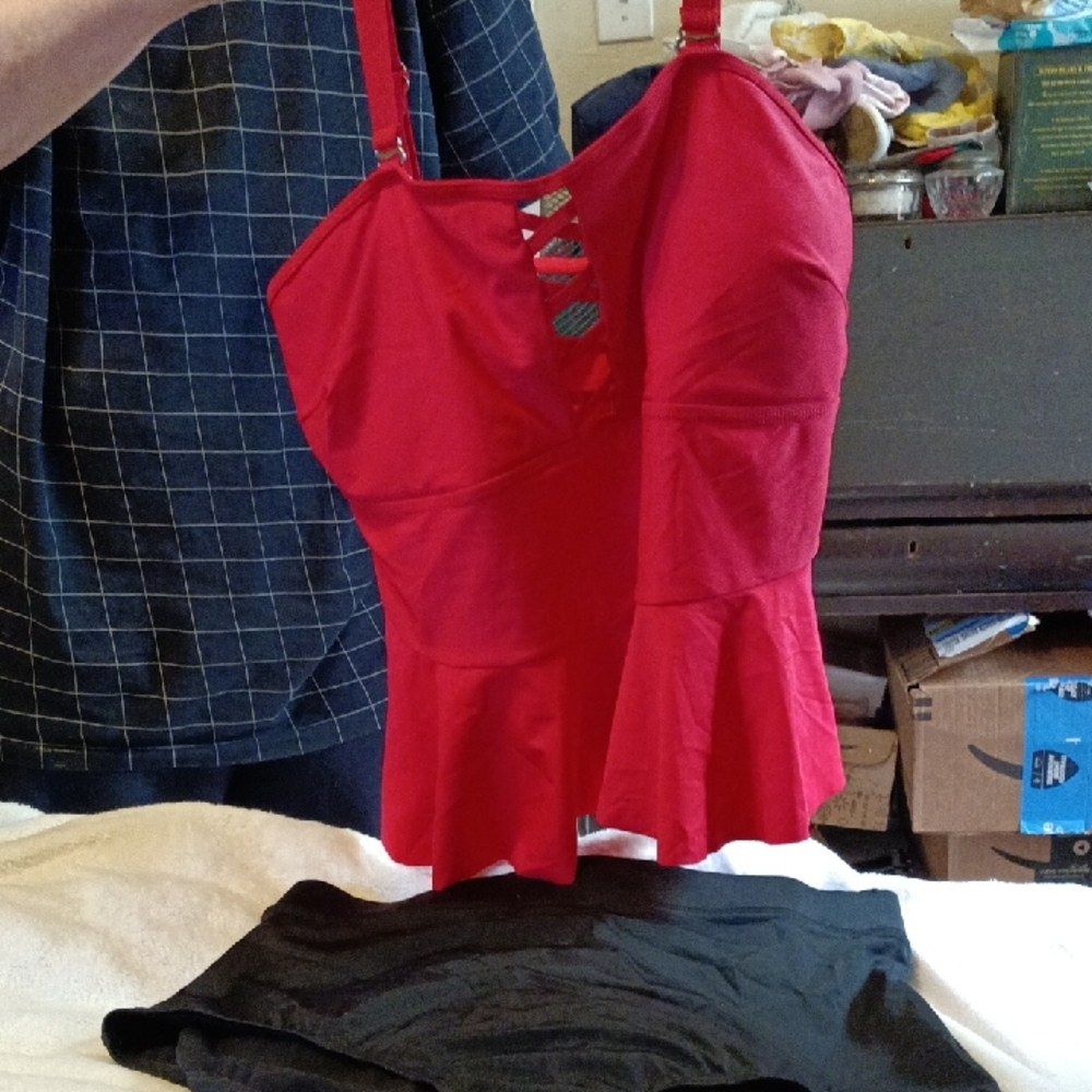 Women Swim Top And Bottom Size 20W
